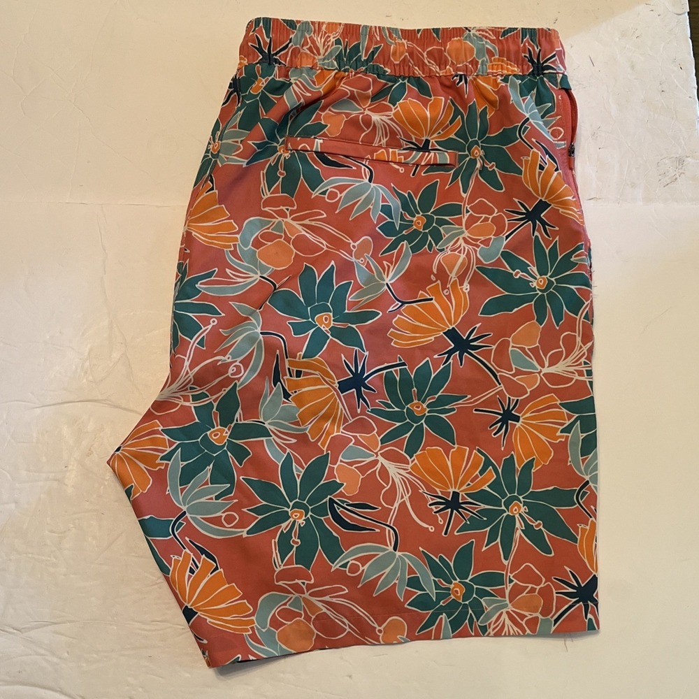 Goodfellow & Co. Men's XXL Floral Print‎ Swim Shorts with Boxer Brief Liner 7" - Picture 5 of 9